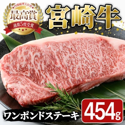 宮崎牛 ワンポンドステーキ 454g