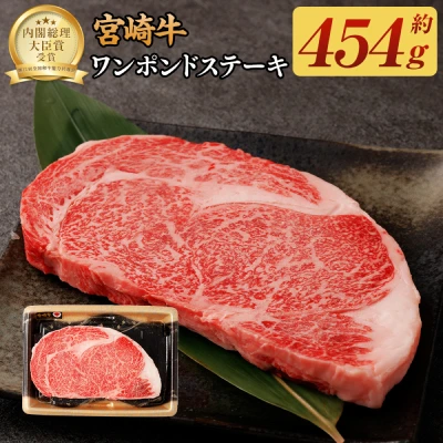 宮崎牛 ワンポンドステーキ 454g